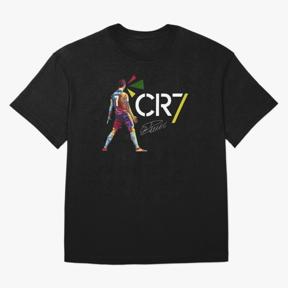 Cr7 Cristiano Ronaldo Signature Oversized T-Shirt Show Passion for the Stars of Global Football Passion for FIFA World Cup 2026, Built around CR7 and Messi, France, Football Passion, Legendary Performances, Festival Vibes and Supporter Community;