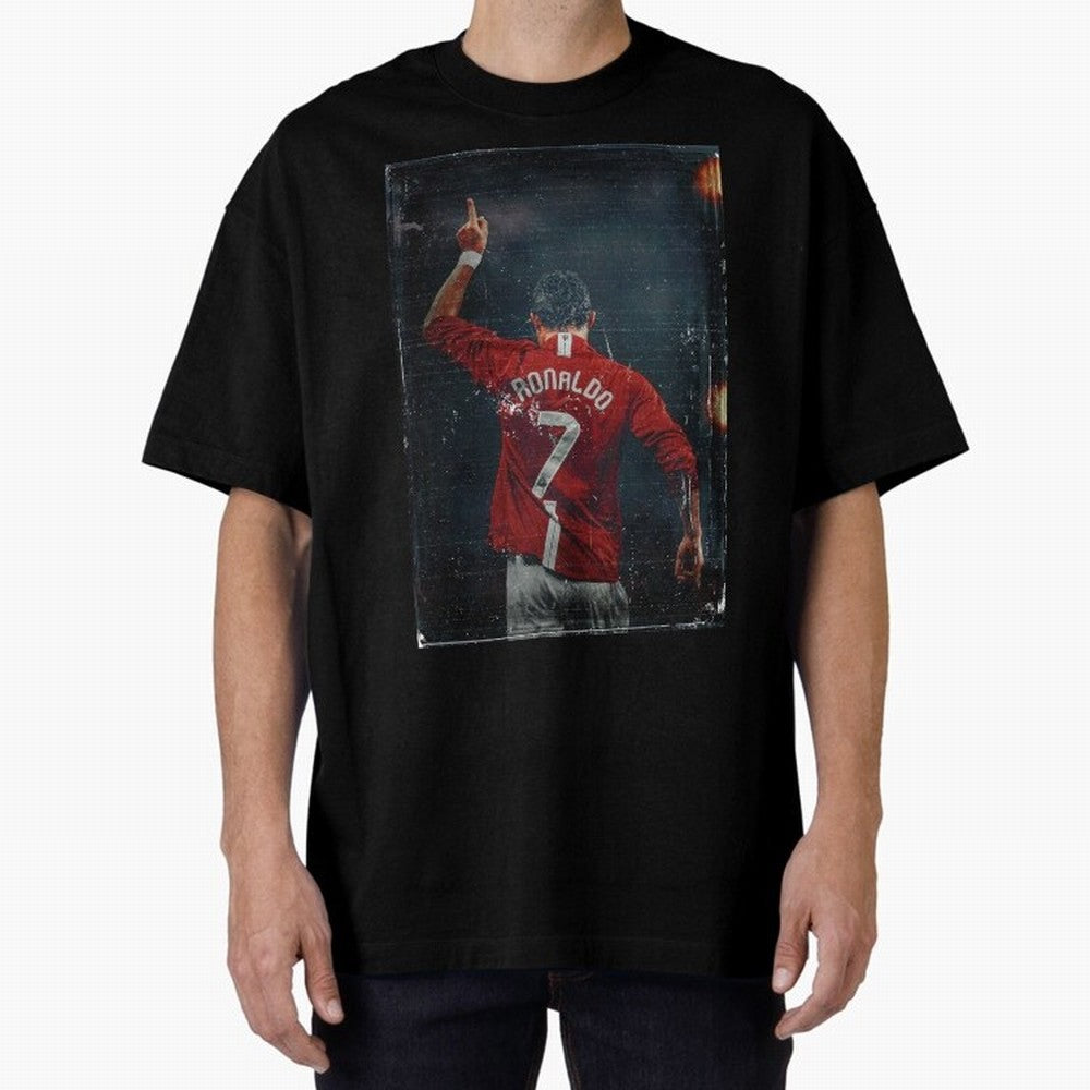 Cristiano Ronaldo Vintage Oversized T-Shirt Fuel Your Fan Pride for Match Day Hype around FIFA World Cup 2026 USA Canada Mexico, Messi, Brazil, Football Passion, Legendary Performances, Festival Vibes and Supporter Community; Perfect for People Who