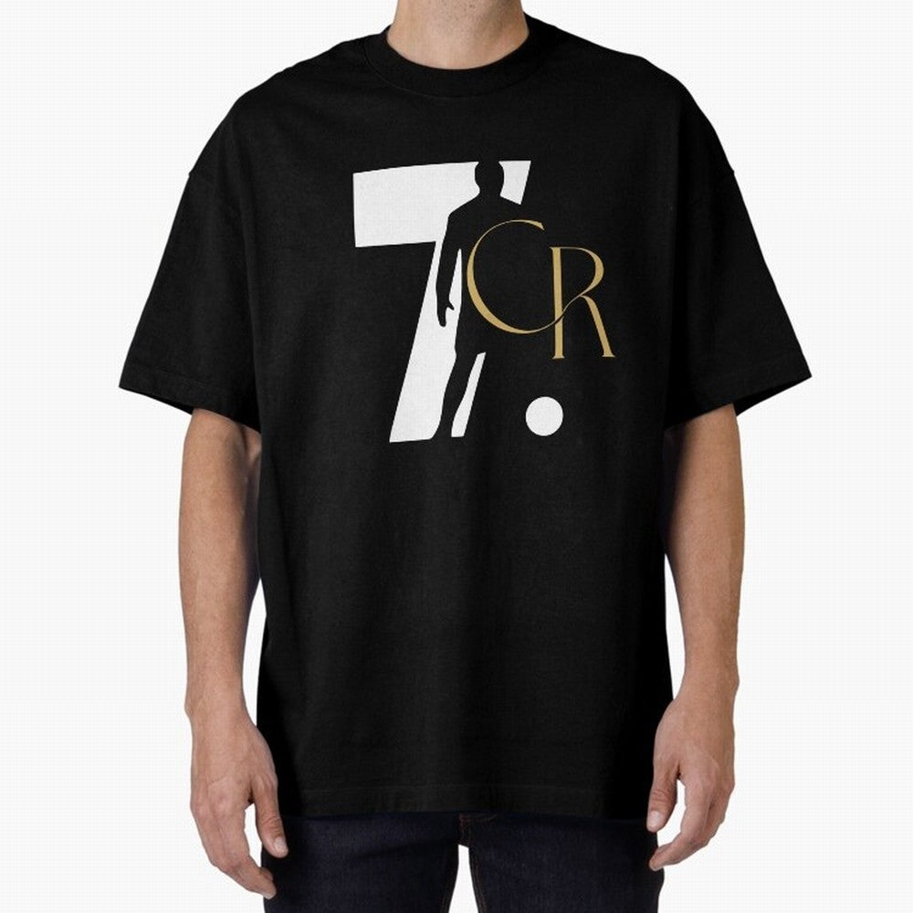 Cristiano Ronaldo Oversized T-Shirt Celebrate Fan Culture around FIFA World Cup 2026 Spirit, Centered on Argentina, Messi, Football Festival Excitement, Trophy Ambitions, Country Rivalries and Star Player Buzz; Ideal for Football Dads, Football