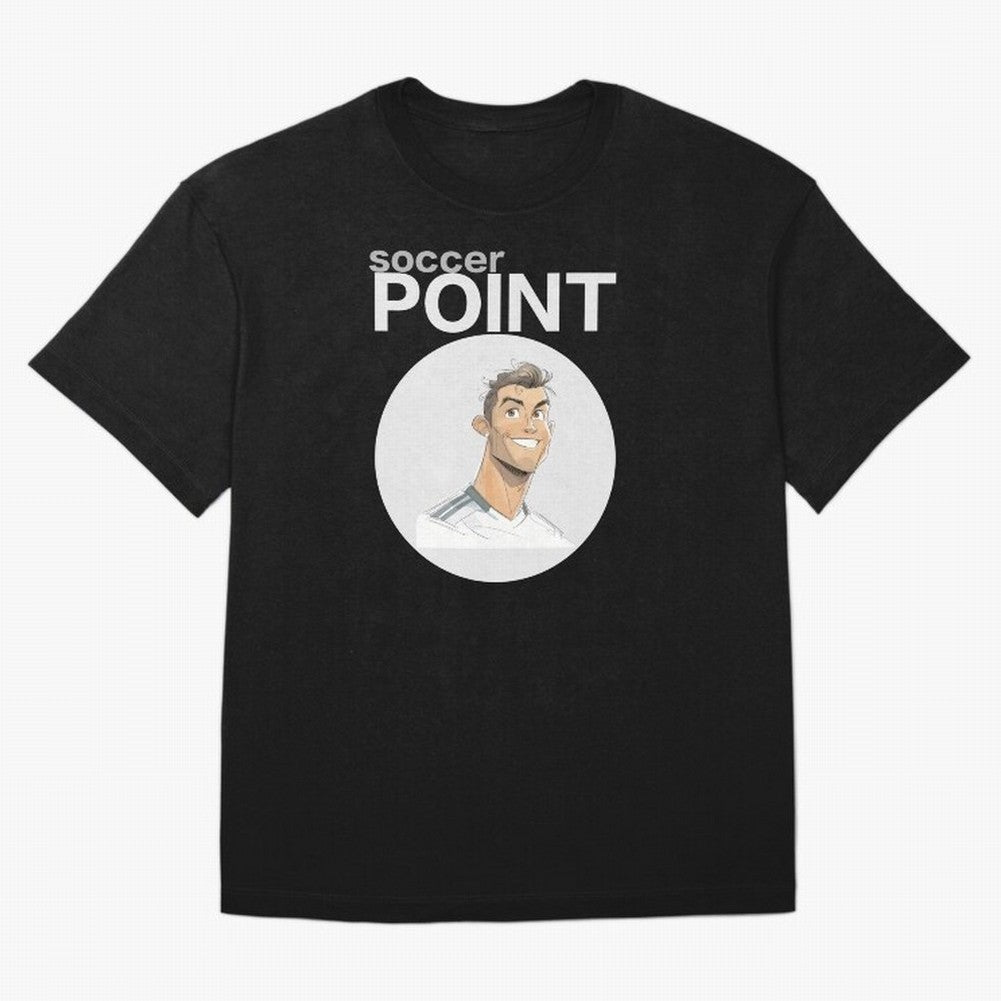 Cristiano Ronaldo POINT Oversized T-Shirt Stand Out with Spirit from Global Football Passion for FIFA World Cup 2026 Group Stage, Built around Mbappe, France and Portugal, Global Supporter Spirit, Legendary Goals, National Colors and Tournament