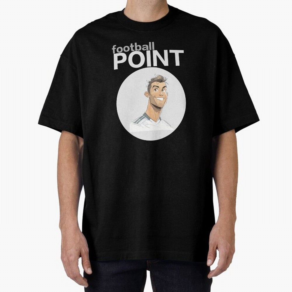 Cristiano Ronaldo POINT Oversized T-Shirt Make Every Match About the FIFA World Cup 2026 USA Canada Mexico Journey through Neymar Highlights, Brazil, Portugal and Argentina Pride, Football Passion, Legendary Performances, Festival Vibes and