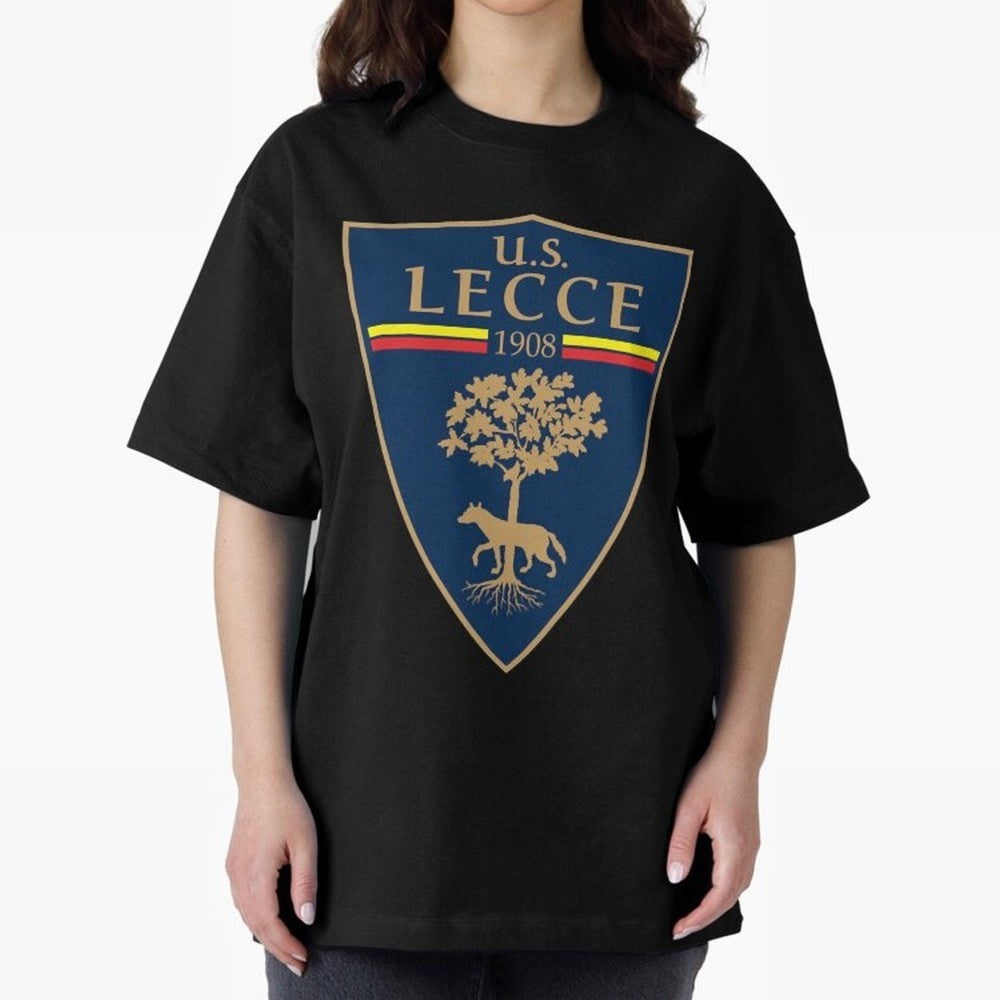 lecce Oversized T-Shirt Create the FIFA World Cup 2026 Journey through Haaland Highlights, England and Germany Pride, Soccer Culture, Superstar Moments, National Team Dreams and Competitive Fire; Made for Die Hard Supporters, Soccer Lovers, Game