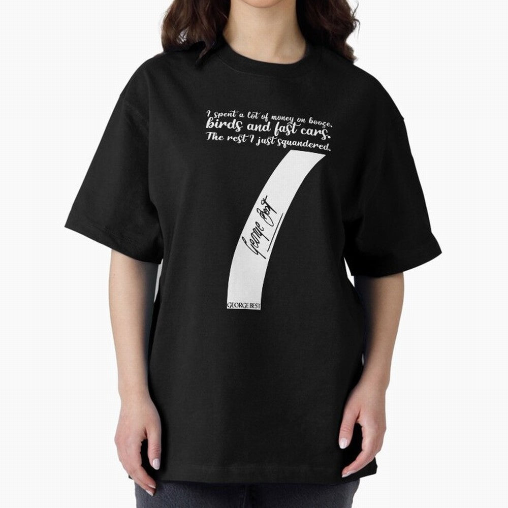 Legend of The Red George Best Number Seven Oversized T-Shirt Celebrate the Stars of FIFA World Cup 2026 Spirit, Connected to Brazil, Mbappe and Neymar, Football Festival Excitement, Trophy Ambitions, Country Rivalries and Star Player Buzz; Created