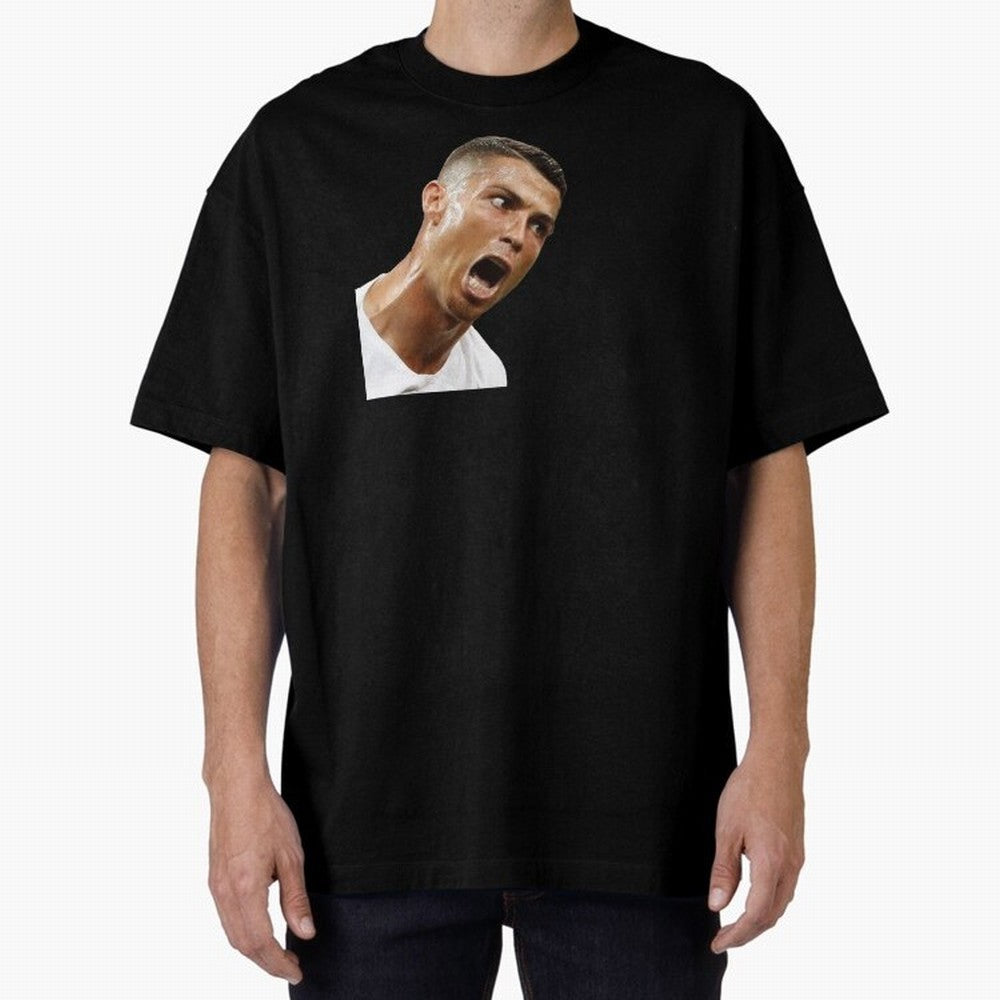 cristiano ronaldo siuuu meme Oversized T-Shirt Bring Trophy Dreams to Match Day Hype around FIFA World Cup 2026, Messi, Neymar and Mbappe, Germany, Tournament Hype, Historic Matchups, Family Viewing Parties and Global Sports Pride; Perfect for