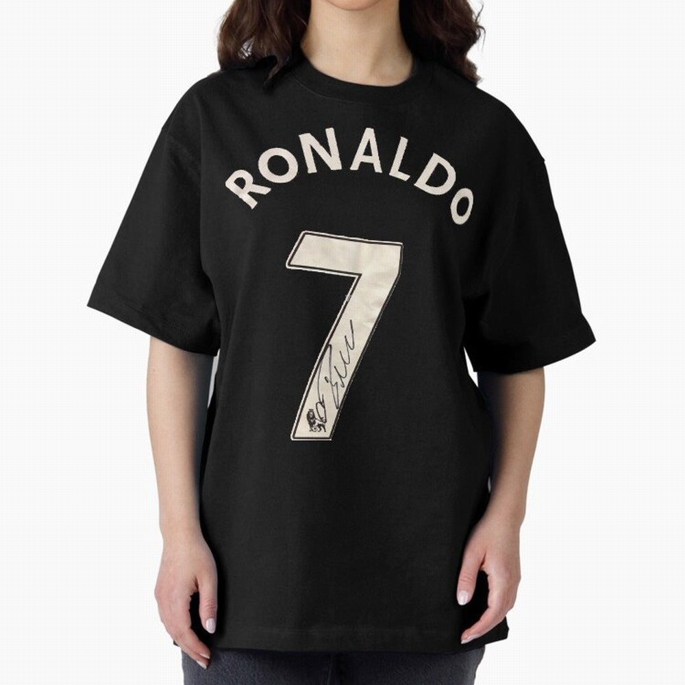 CR7 Uniform with signature Oversized T-Shirt Back the Journey through FIFA World Cup 2026 Group Stage Spirit, Made for Brazil, Cristiano Ronaldo, Sports Nostalgia, International Competition, Famous Players and Unforgettable Victories; Perfect for