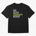 Eat sleep siuuu repeat Oversized T-Shirt Show Passion for the Stars of FIFA World Cup 2026 Inspired by Messi, Brazil, Portugal and Argentina Energy, Soccer Culture, Superstar Moments, National Team Dreams and Competitive Fire; Great for Supporters