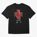 Cristiano Ronaldo Portugal Logo Oversized T-Shirt Join FIFA World Cup 2026 USA Canada Mexico Inspired by Cristiano Ronaldo, France and Portugal Energy, Tournament Hype, Historic Matchups, Family Viewing Parties and Global Sports Pride; Perfect for