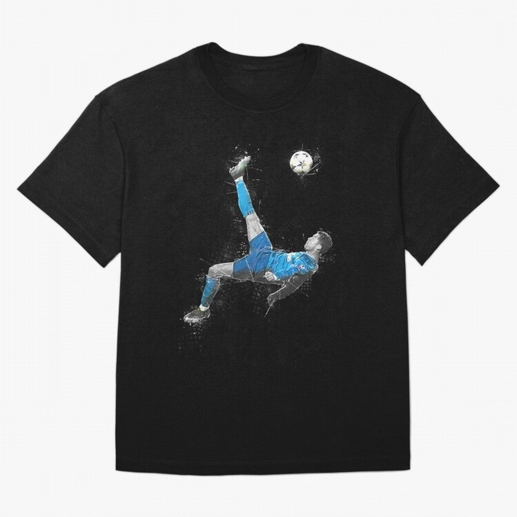 Cristiano Ronaldo Cristiano Ronaldo Oversized T-Shirt Make Every Kick Count in FIFA World Cup 2026 Centered on Haaland, Brazil, Portugal and Argentina Energy, Supporter Pride, Iconic Celebrations, Legendary Names and Global Match Day Energy; Made