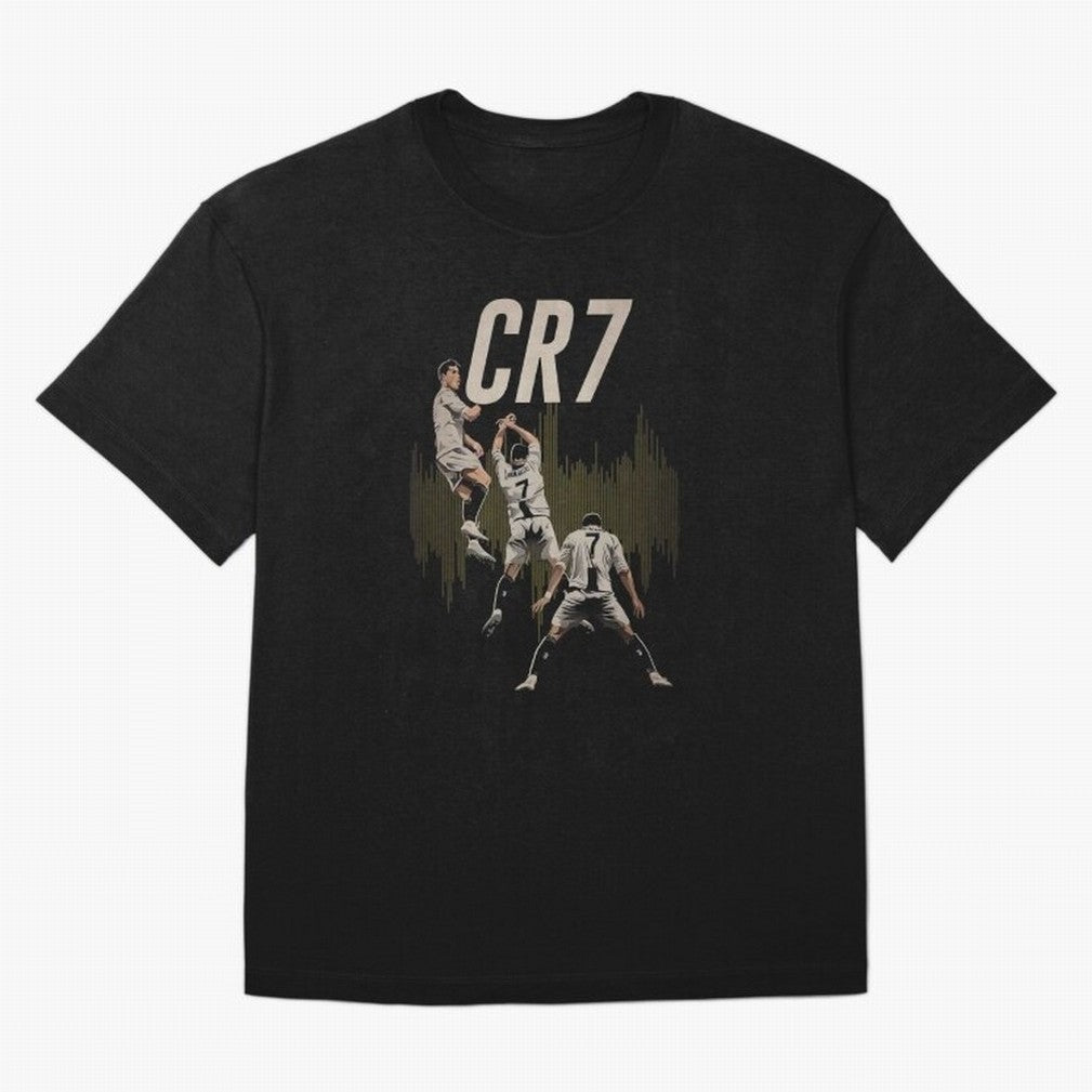 Cristiano Ronaldo Oversized T-Shirt Honor Football Greatness during Global Football Passion for FIFA World Cup 2026 USA Canada Mexico, Inspired by Cristiano Ronaldo, Haaland and CR7, Portugal, Football Festival Excitement, Trophy Ambitions, Country