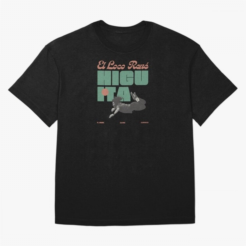 Rene Higuita Minimalist Oversized T-Shirt Turn Up for Global Football Passion for FIFA World Cup 2026 USA Canada Mexico, Connected to Haaland and Mbappe, Spain and Netherlands, Football History, Final Match Energy, Crowd Noise and Once in a