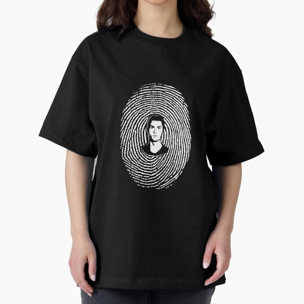Cristiano Ronaldo fingerprint Oversized T-Shirt Make Your Look Match FIFA World Cup 2026 USA Canada Mexico Capturing Cristiano Ronaldo, Germany Energy, Sports Nostalgia, International Competition, Famous Players and Unforgettable Victories; Great
