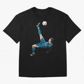 CRISTIANO RONALDO BICYCLE KICK Classic Oversized T-Shirt Relive Legendary Nights from Match Day Hype around FIFA World Cup 2026 Group Stage, Mbappe, Netherlands, Classic Soccer Heritage, Championship Pressure, Fan Loyalty and International Pride;