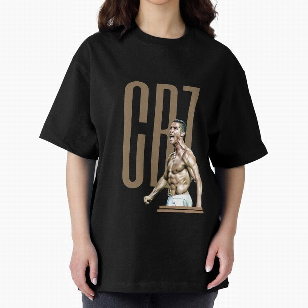 Best Seller - CR7 - Cristiano Ronaldo Merchandise Oversized T-Shirt Bring a Champion Mindset to the FIFA World Cup 2026 Group Stage Journey through Mbappe Highlights, England and Germany Pride, Football History, Final Match Energy, Crowd Noise and