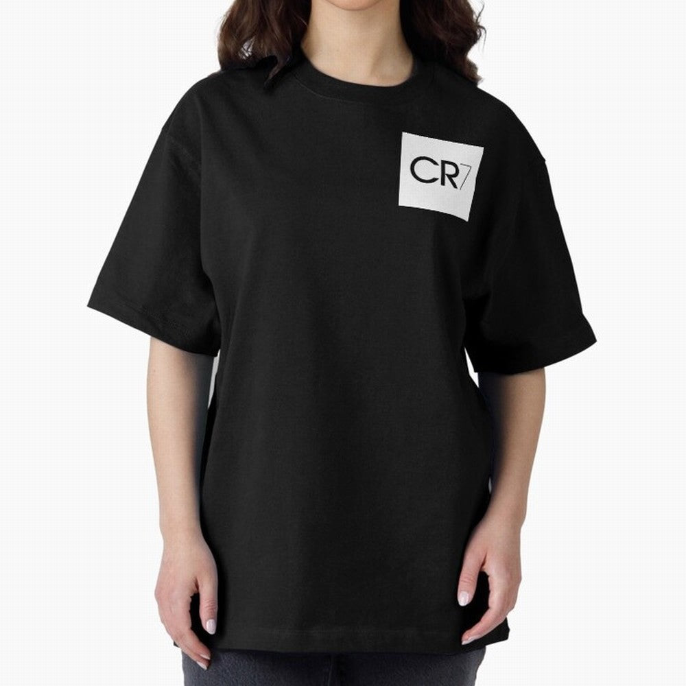CR7 Logo Oversized T-Shirt Fuel the Hype around FIFA World Cup 2026 Highlighting Neymar, Haaland and Cristiano Ronaldo, England Energy, Football Festival Excitement, Trophy Ambitions, Country Rivalries and Star Player Buzz; Ideal for Fans Who