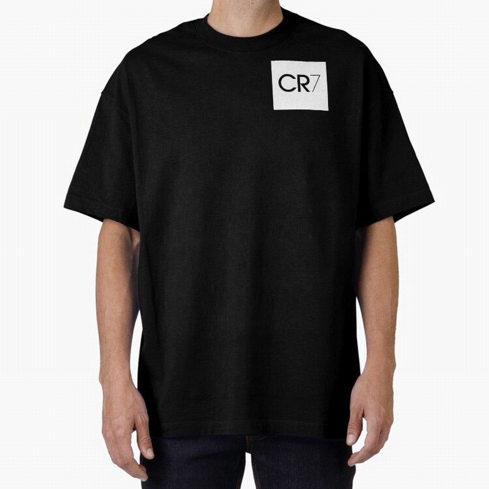 CR7 Logo Oversized T-Shirt Fuel the Hype around FIFA World Cup 2026 Highlighting Neymar, Haaland and Cristiano Ronaldo, England Energy, Football Festival Excitement, Trophy Ambitions, Country Rivalries and Star Player Buzz; Ideal for Fans Who