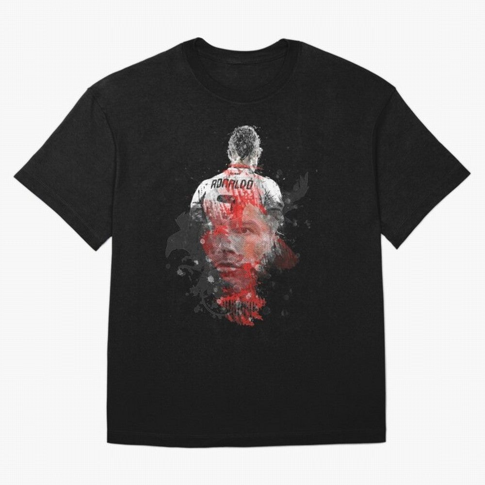 Cristiano Ronaldo Cristiano Ronaldo Oversized T-Shirt Celebrate National Team Dreams in FIFA World Cup 2026 USA Canada Mexico Spirit, Filled with England, Haaland, Supporter Pride, Iconic Celebrations, Legendary Names and Global Match Day Energy;