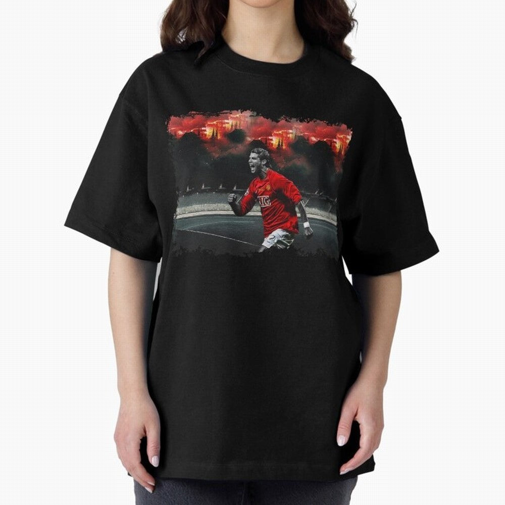 Cristiano Ronaldo Manchester 8K Oversized T-Shirt Bring Global Tournament Vibes to Match Day Hype around FIFA World Cup 2026 USA Canada Mexico, Messi, CR7 and Mbappe, Argentina, Football Festival Excitement, Trophy Ambitions, Country Rivalries and