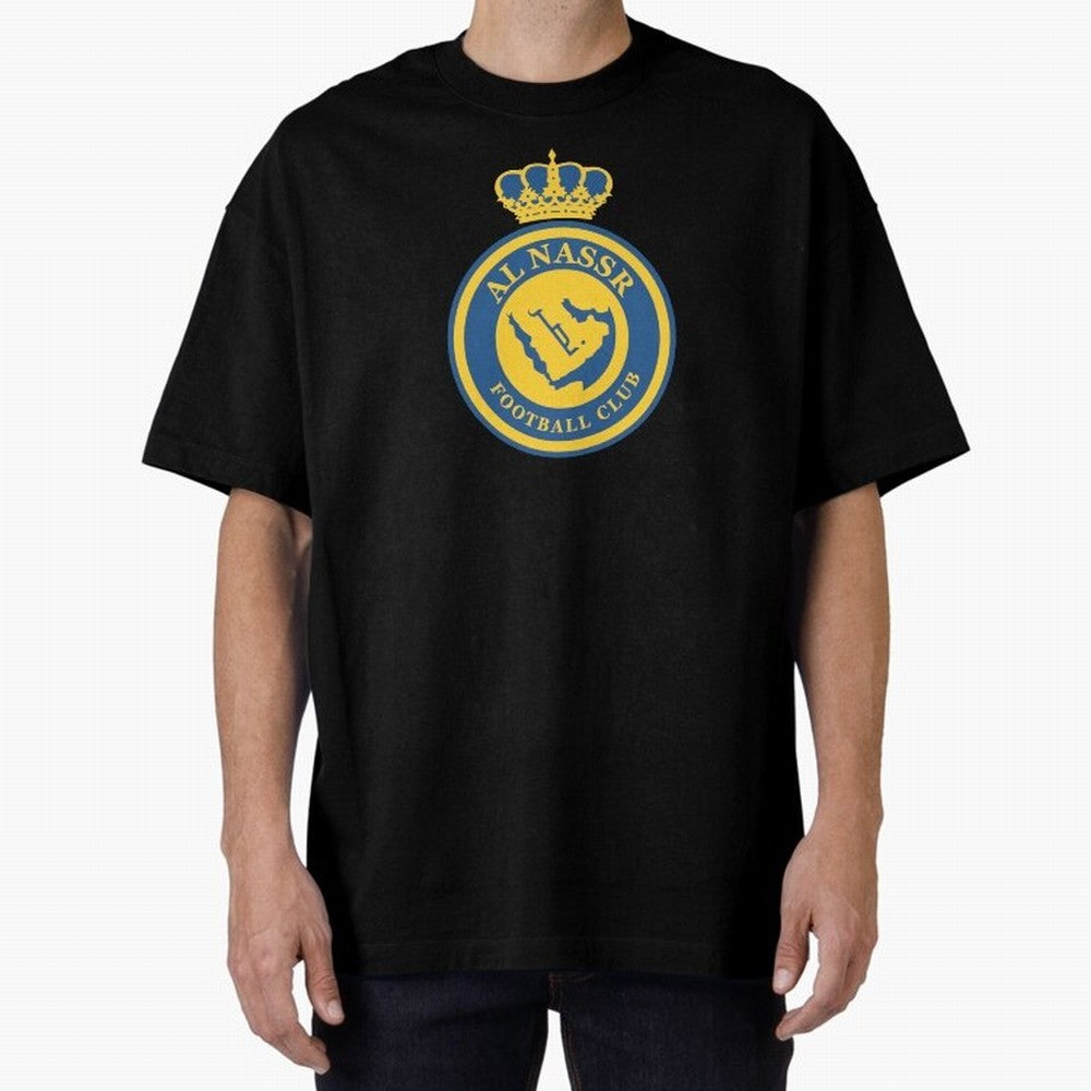 Al-Nassr Football Club - Oversized T-Shirt Create the FIFA World Cup 2026 USA Canada Mexico Journey through Messi, CR7 and Mbappe Highlights, Portugal, Spain and Germany Pride, Football History, Final Match Energy, Crowd Noise and Once in a