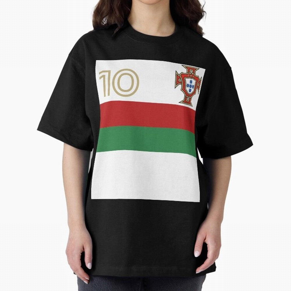 Portugal | 2026 World Cup Fan Apparel Oversized T-Shirt Represent the FIFA World Cup 2026 Journey through Neymar, Haaland and Cristiano Ronaldo Highlights, Germany Pride, Match Day Excitement, Supporter Culture, Golden Goals and Global Football