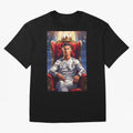 King Cristiano Ronaldo Oversized T-Shirt Refresh Match Day Hype around FIFA World Cup 2026 USA Canada Mexico, Messi, Spain and Netherlands, Football Festival Excitement, Trophy Ambitions, Country Rivalries and Star Player Buzz; Made for Collectors