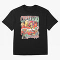 Cristiano Ronaldo Graphic Shirt Oversized T-Shirt Honor Football Greatness during Global Football Passion for FIFA World Cup 2026, Connected to Messi, Neymar and Mbappe, Portugal, Spain and Germany, Football History, Final Match Energy, Crowd Noise