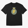 Al-Nassr Football Club - Oversized T-Shirt Back the Journey through FIFA World Cup 2026 Group Stage Spirit, Capturing France and Portugal, Messi and Cristiano Ronaldo, Worldwide Fan Energy, Dramatic Goals, Stadium Lights and Championship