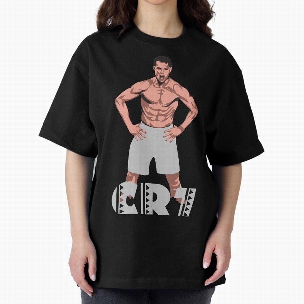 BEST - Cristiano Ronaldo Oversized T-Shirt Celebrate Unforgettable Nights in the FIFA World Cup 2026 Journey through Mbappe Highlights, Germany Pride, Football Passion, Legendary Performances, Festival Vibes and Supporter Community; Perfect for