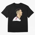 C Ronaldo - Iconic Oversized T-Shirt Show Championship Spirit for FIFA World Cup 2026 Group Stage Featuring Mbappe, France Energy, Worldwide Fan Energy, Dramatic Goals, Stadium Lights and Championship Celebrations; Ideal for Fans Who Follow Messi,
