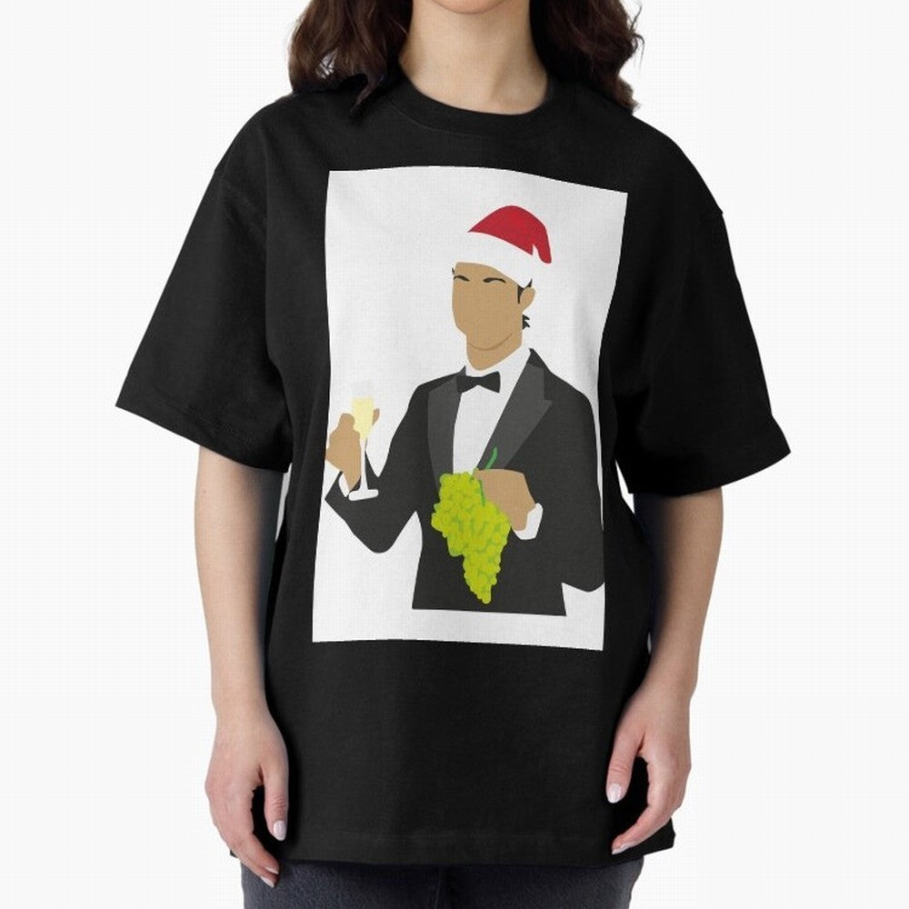 Cristiano Ronaldo enjoing Christmas iPhone Case & Cover| Cr7 gift Oversized T-Shirt Carry National Pride through FIFA World Cup 2026 USA Canada Mexico Celebrating Neymar, Haaland and Cristiano Ronaldo, England, France and Netherlands Energy, Fan