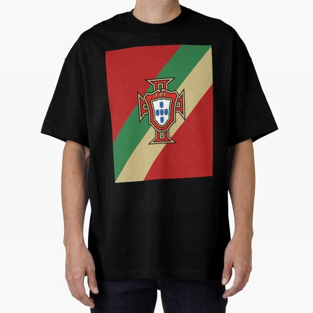 Portugal | 2026 World Cup Fan Apparel Oversized T-Shirt Bring Supporter Culture to FIFA World Cup 2026 Group Stage Spirit, Built around France and Portugal, Mbappe and Neymar, Worldwide Fan Energy, Dramatic Goals, Stadium Lights and Championship