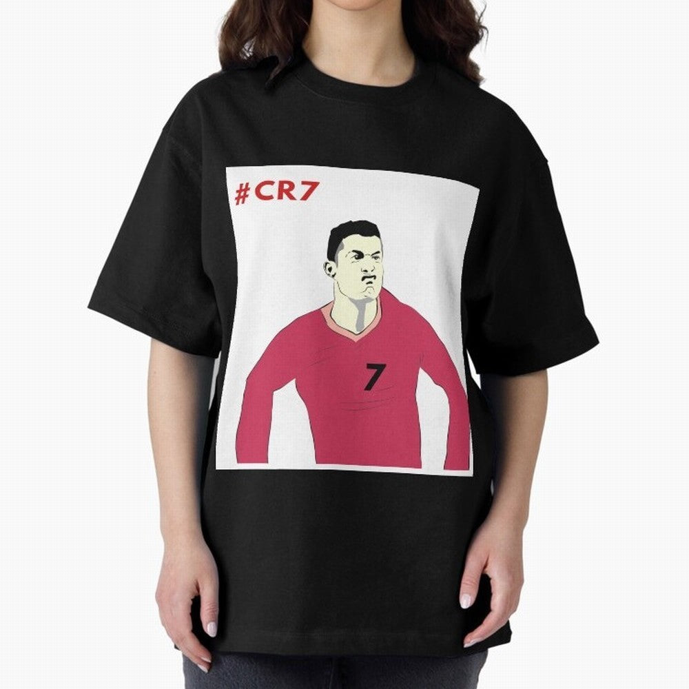 Cristiano ronaldo Oversized T-Shirt Stand with the FIFA World Cup 2026 USA Canada Mexico Journey through CR7 and Messi Highlights, Portugal Pride, Soccer Culture, Superstar Moments, National Team Dreams and Competitive Fire; Great for Watch