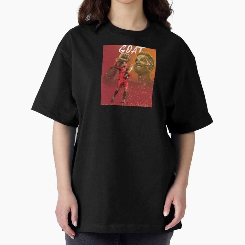 Wallpaper Cris Ronaldo Oversized T-Shirt Celebrate Classic Football Spirit in Match Day Hype around FIFA World Cup 2026, Cristiano Ronaldo, Haaland and CR7, Argentina and Brazil, Global Supporter Spirit, Legendary Goals, National Colors and