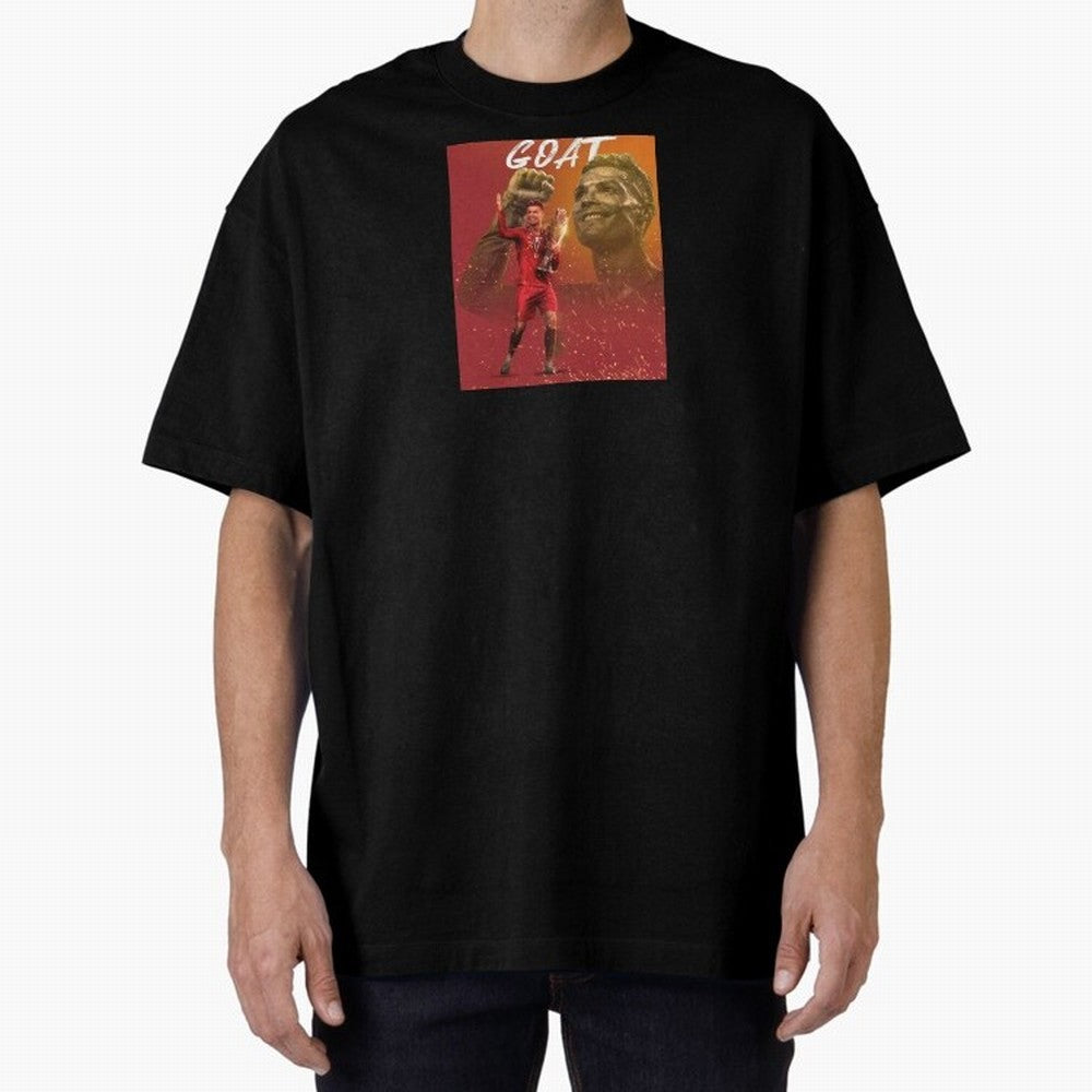 Wallpaper Cris Ronaldo Oversized T-Shirt Celebrate Classic Football Spirit in Match Day Hype around FIFA World Cup 2026, Cristiano Ronaldo, Haaland and CR7, Argentina and Brazil, Global Supporter Spirit, Legendary Goals, National Colors and