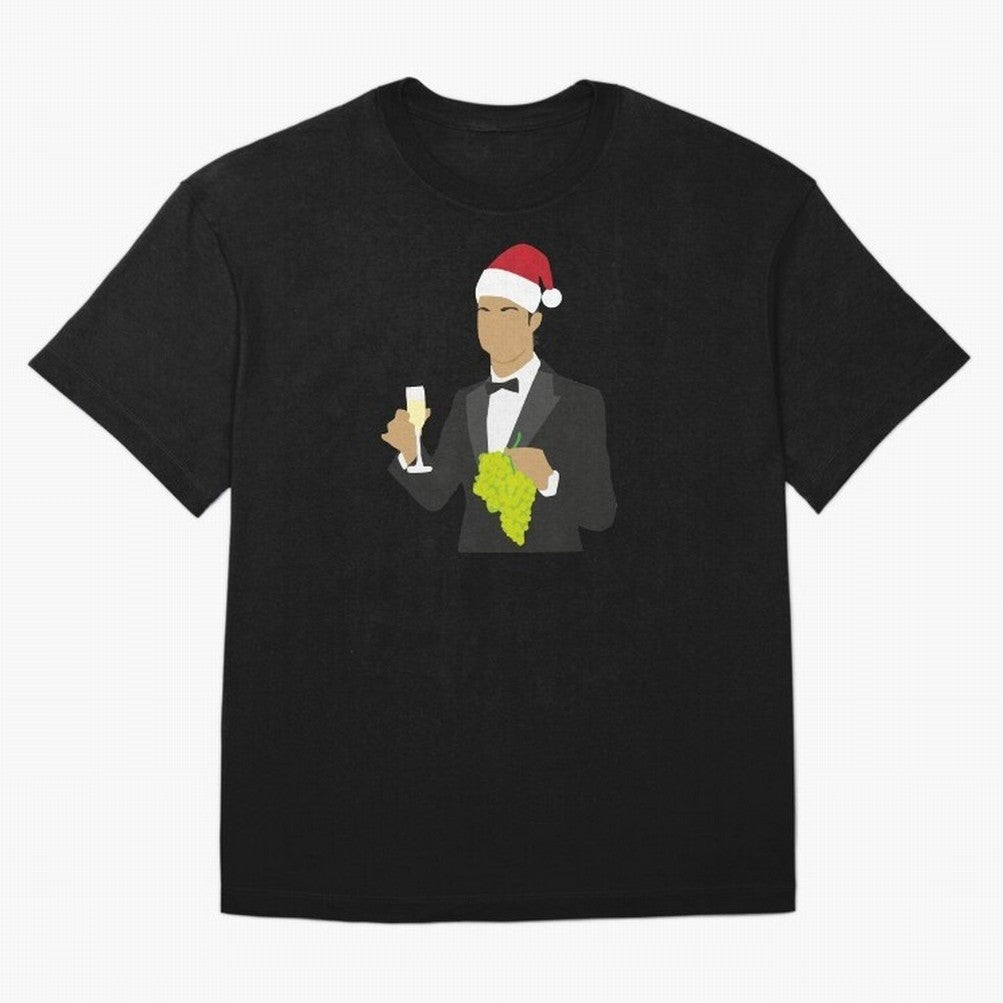 Cristiano Ronaldo enjoing Christmas Oversized T-Shirt Mark FIFA World Cup 2026 Spirit, Celebrating England, France and Netherlands, Messi, CR7 and Mbappe, Goal Celebration Energy, Supporter Heritage, Football Icons and Worldwide Tournament Joy;