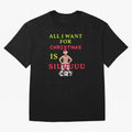 All i want for christmas is siuuu Oversized T-Shirt Carry the Colors and Pride of Global Football Passion for FIFA World Cup 2026 Group Stage, Connected to CR7, Argentina, France and Brazil, Goal Celebration Energy, Supporter Heritage, Football