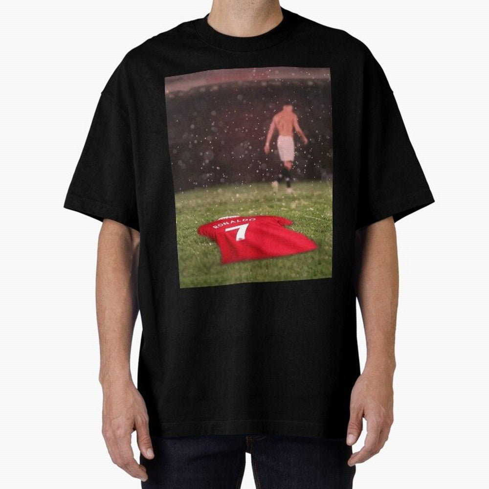 Cristiano Ronaldo Oversized T-Shirt Bring FIFA World Cup 2026 Group Stage for Fans of Cristiano Ronaldo and Spain and Netherlands, Bringing Retro Football Energy, Iconic Rivalries, Trophy Chase Drama and Stadium Atmosphere; Ideal for Fans Who