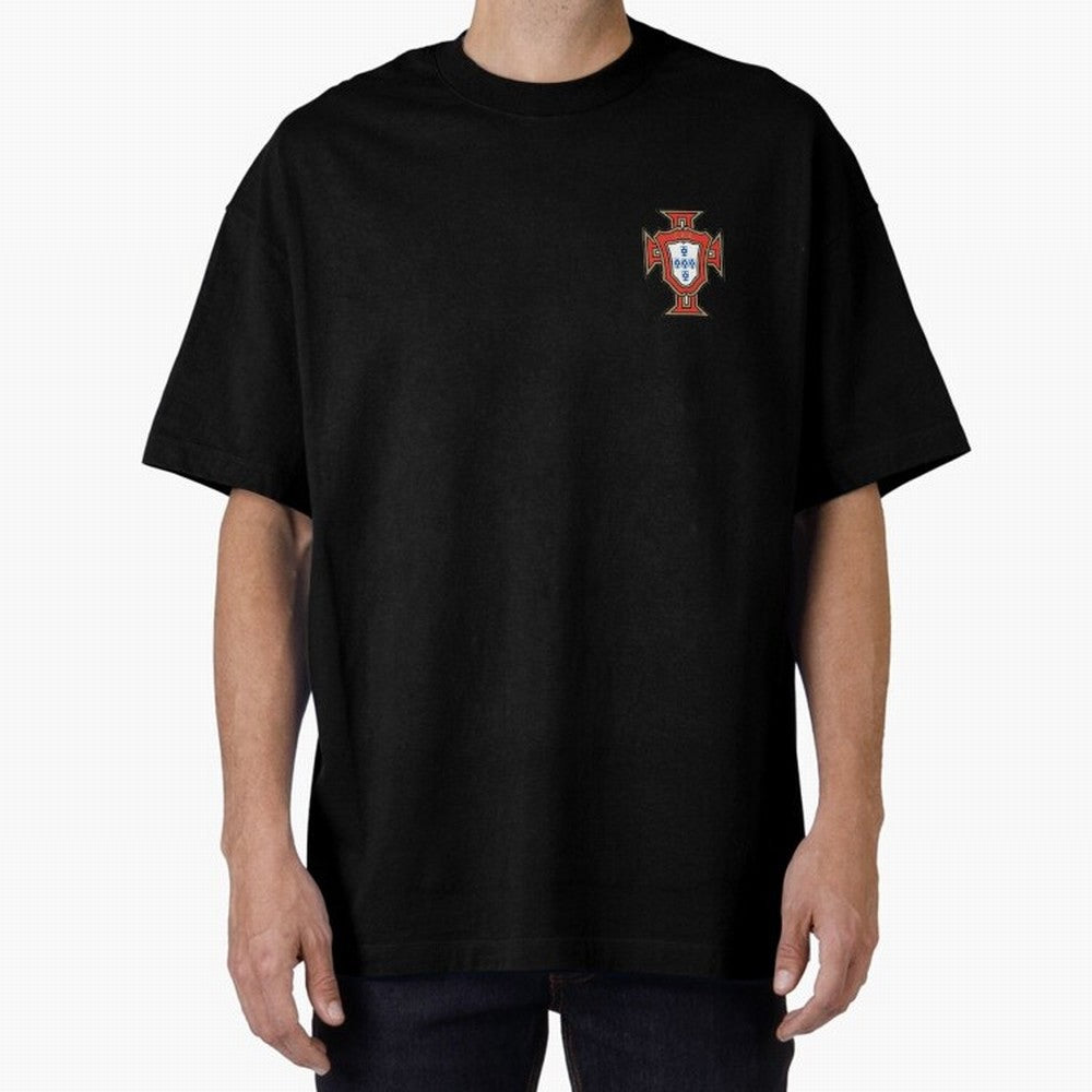 Portugal National Team - Oversized T-Shirt Support Iconic Players in Match Day Hype around FIFA World Cup 2026 Group Stage, Haaland and Mbappe, Argentina and Brazil, Stadium Memories, Football Loyalty, International Chants and Championship