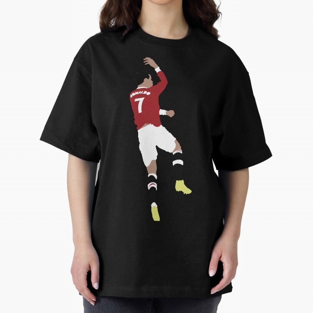 Cristiano Ronaldo Suuii - Design Oversized T-Shirt Make Game Day About the FIFA World Cup 2026 Group Stage Journey through Mbappe and Neymar Highlights, England and Germany Pride, Goal Celebration Energy, Supporter Heritage, Football Icons and
