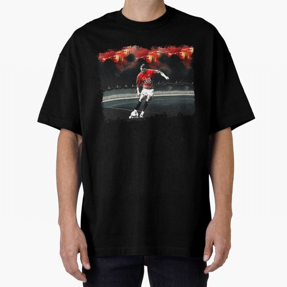 Cristiano Ronaldo 2008 Shoot 8K Oversized T-Shirt Refresh Global Football Passion for FIFA World Cup 2026 USA Canada Mexico, with Cristiano Ronaldo, Brazil, Portugal and Argentina, Goal Celebration Energy, Supporter Heritage, Football Icons and