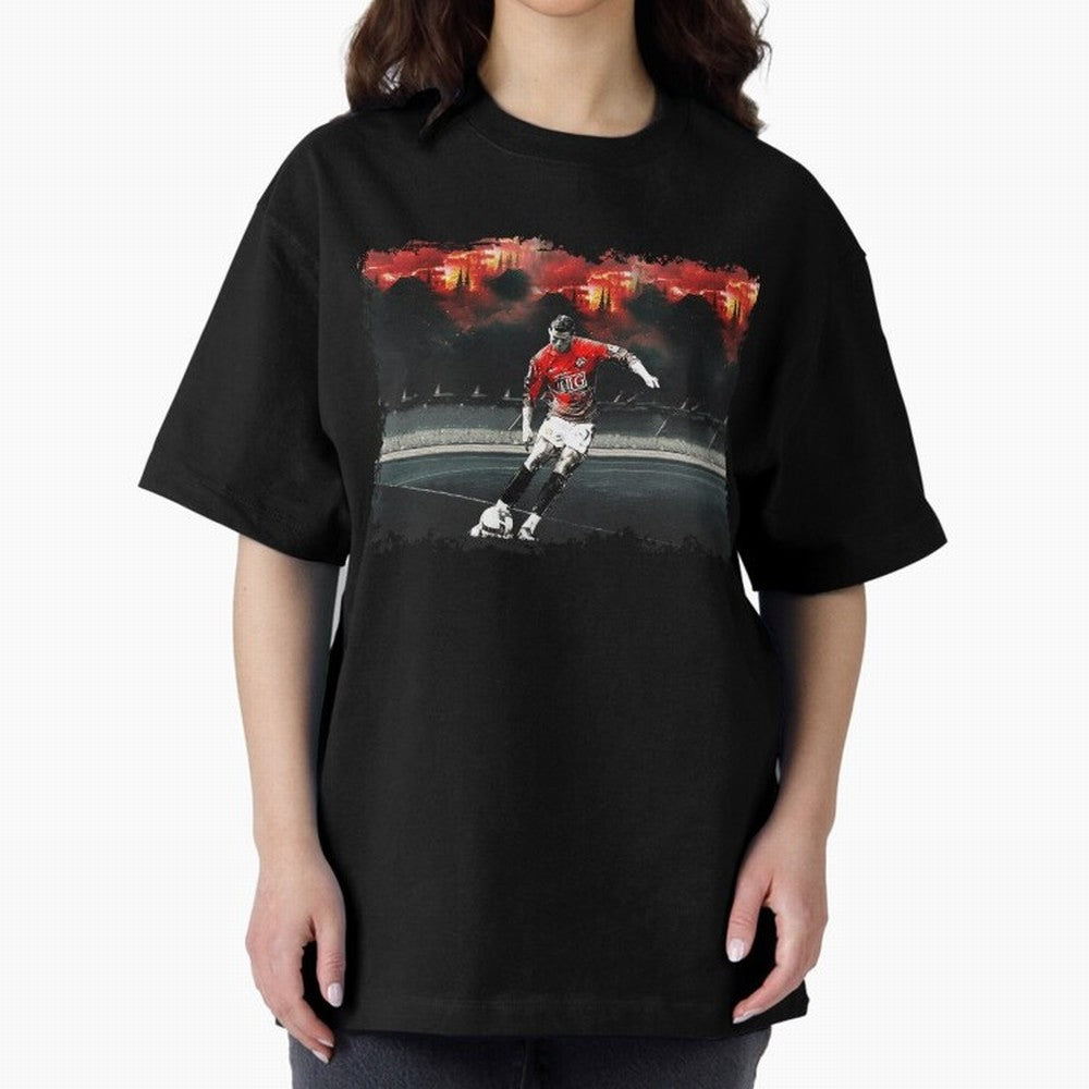 Cristiano Ronaldo 2008 Shoot 8K Oversized T-Shirt Refresh Global Football Passion for FIFA World Cup 2026 USA Canada Mexico, with Cristiano Ronaldo, Brazil, Portugal and Argentina, Goal Celebration Energy, Supporter Heritage, Football Icons and