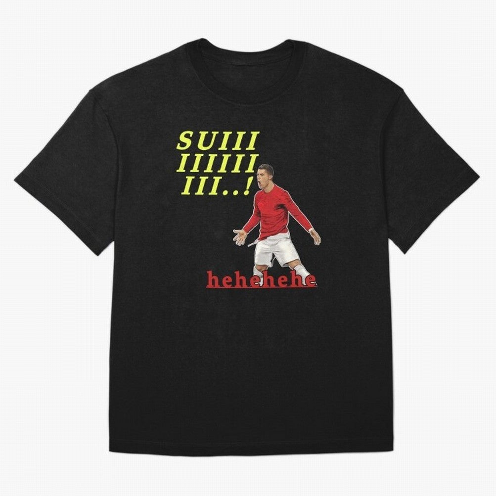 Hehehe suiii !! Cristiano ronaldo goal Oversized T-Shirt Remember FIFA World Cup 2026 USA Canada Mexico Spirit, Built around England and Germany, Neymar, Haaland and Cristiano Ronaldo, Championship Spirit, Famous Goals, Roaring Crowds and