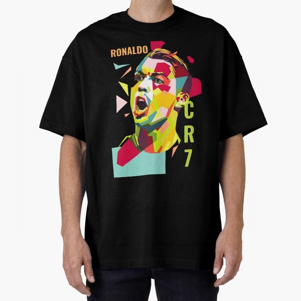 RONALDO CR7 Design Oversized T-Shirt Mark the FIFA World Cup 2026 USA Canada Mexico Journey through Messi, Neymar and Mbappe Highlights, Brazil Pride, Stadium Memories, Football Loyalty, International Chants and Championship Tradition; Great for