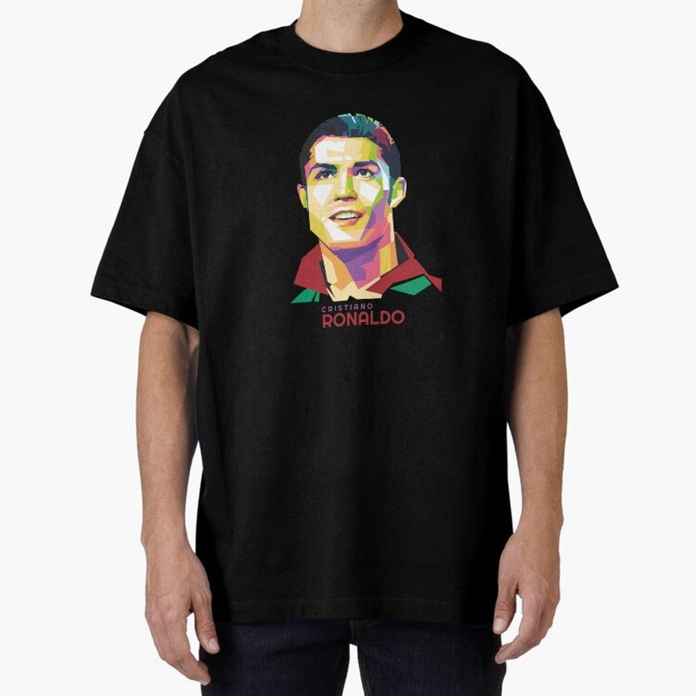 Cristiano Ronaldo Oversized T-Shirt Relive the Noise and Pride of the FIFA World Cup 2026 Group Stage Journey through Cristiano Ronaldo Highlights, Portugal, Spain and Germany Pride, Football Passion, Legendary Performances, Festival Vibes and
