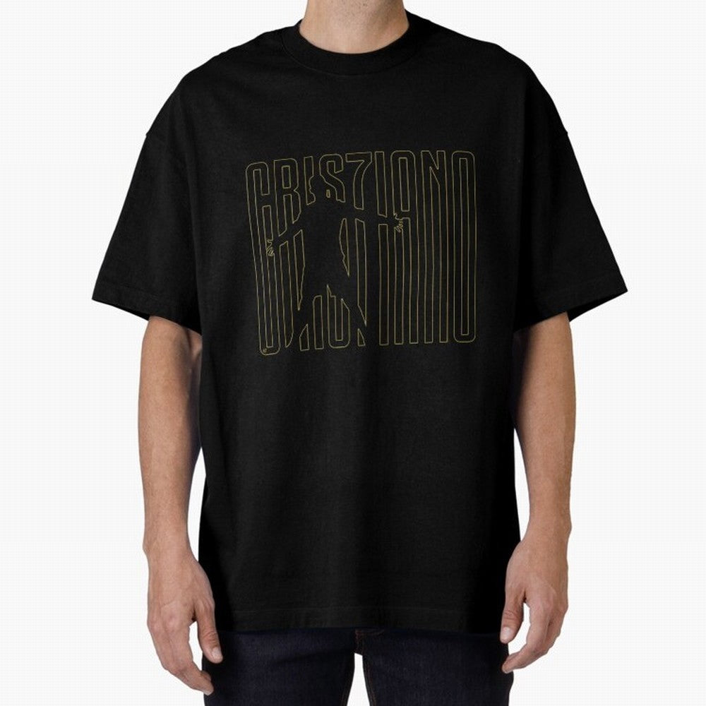 Maglia Cristiano Ronaldo Oversized T-Shirt Represent Football Lovers during FIFA World Cup 2026 Spirit, Celebrating Argentina, Mbappe and Neymar, Goal Celebration Energy, Supporter Heritage, Football Icons and Worldwide Tournament Joy; Ideal for
