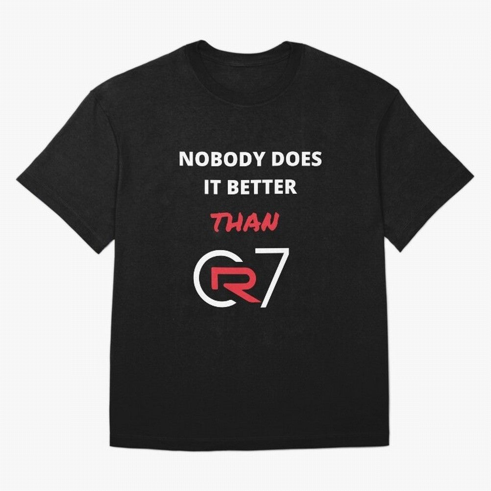Cristiano Ronaldo T-shirt Oversized T-Shirt Follow the Final Road of FIFA World Cup 2026 Spirit, Driven by Argentina and Brazil, Messi, Football Festival Excitement, Trophy Ambitions, Country Rivalries and Star Player Buzz; Created for Match Day