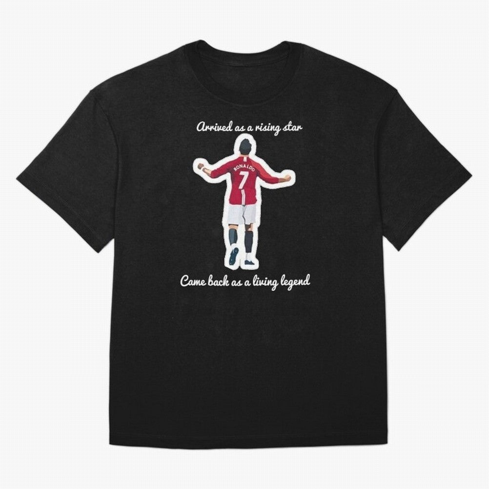 Cristiano Ronaldo Manchester United Siu Siuuu MUFC Oversized T-Shirt Capture the FIFA World Cup 2026 USA Canada Mexico Journey through Mbappe Highlights, Portugal, Spain and Germany Pride, Championship Spirit, Famous Goals, Roaring Crowds and
