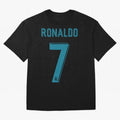 Cristiano Ronaldo 2018 Oversized T-Shirt Bring a Vintage Feel to the FIFA World Cup 2026 USA Canada Mexico Journey through Mbappe and Neymar Highlights, Brazil Pride, Football Festival Excitement, Trophy Ambitions, Country Rivalries and Star Player