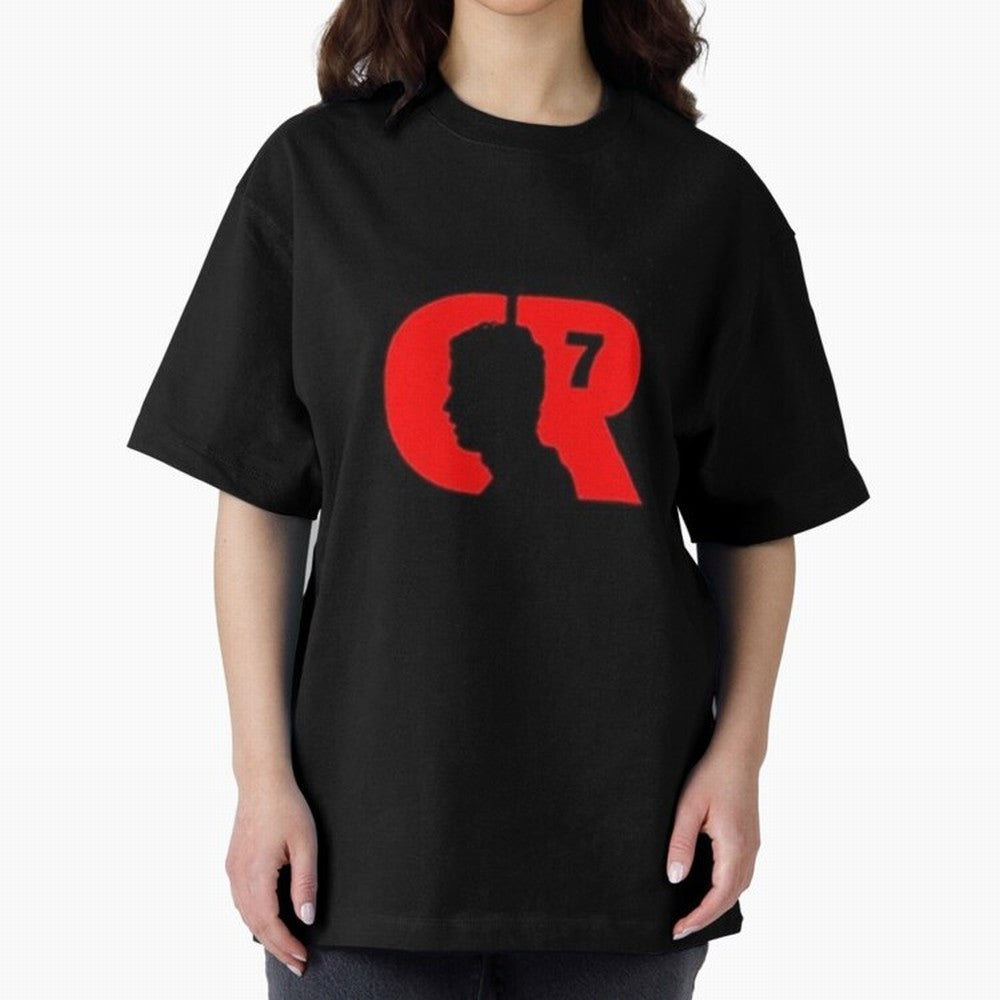 Cristiano Ronaldo CR7 Manchester United Portugal siu siuu siuu siuuu Oversized T-Shirt Feel International Energy from FIFA World Cup 2026 for Fans of CR7 and Spain, Bringing Game Day Rituals, Football Legends, Country Pride and the Road to the