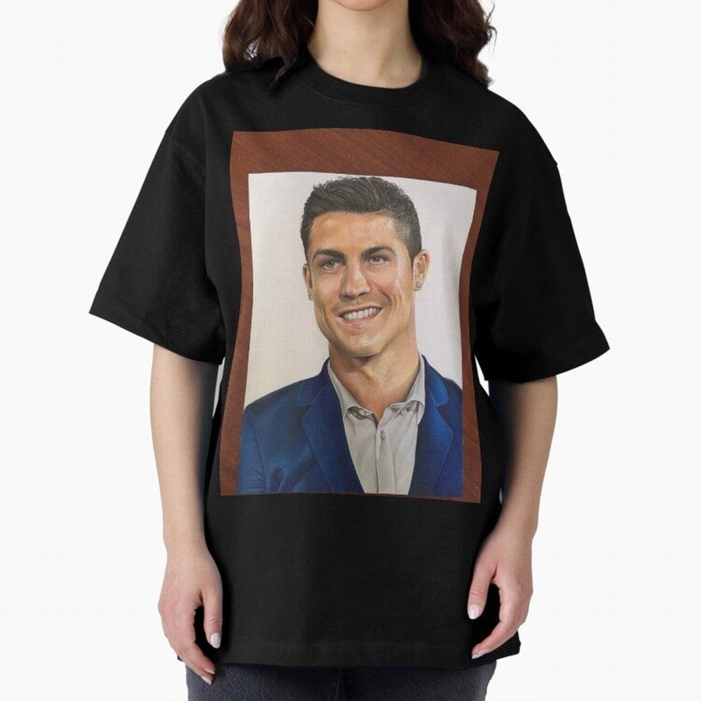 cristiano ronaldo Oversized T-Shirt Represent Fans Who Live for FIFA World Cup 2026 Group Stage for Fans of Haaland and Mbappe and France, Bringing Global Supporter Spirit, Legendary Goals, National Colors and Tournament Celebration; Made for Die