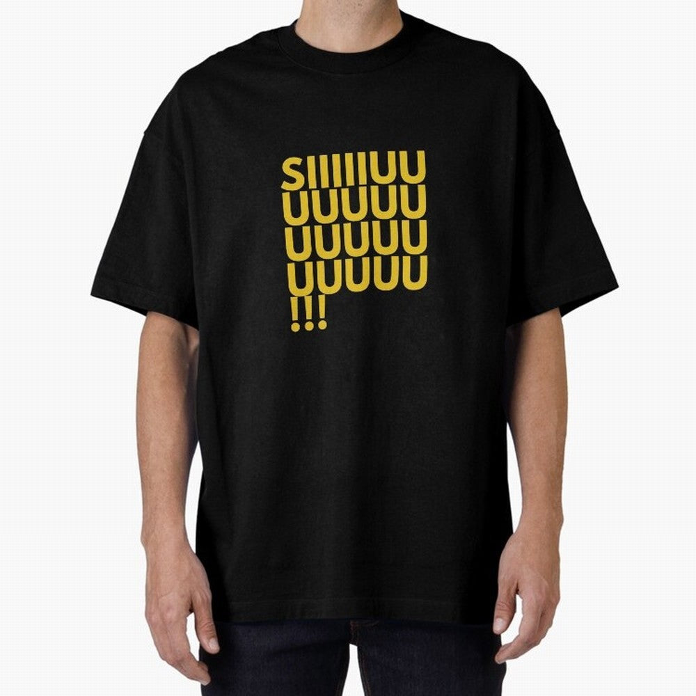 Cristiano Ronaldo Siuuu Oversized T-Shirt Celebrate the Stars of FIFA World Cup 2026 USA Canada Mexico Spirit, Made for Brazil, Messi and Cristiano Ronaldo, Fan Favorite Moments, National Team Passion, Big Match Drama and Soccer History; Built for